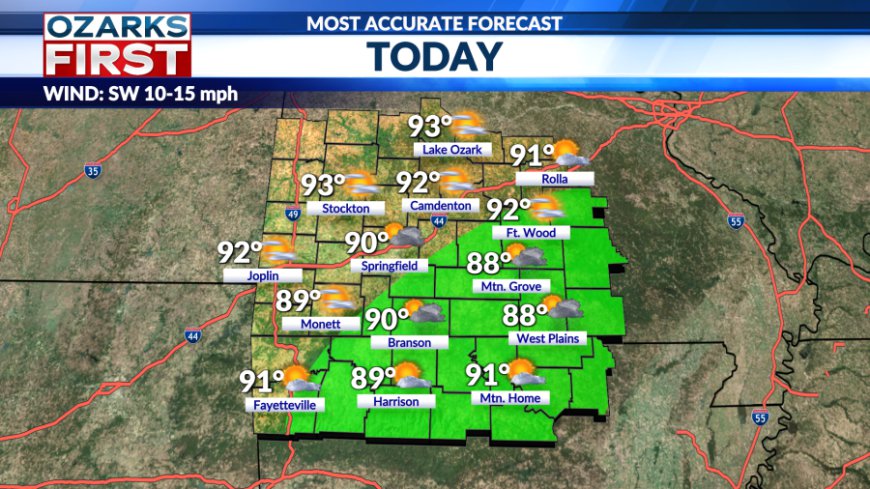 Wednesday, July 16 forecast: A couple more days of rain before heat invades
