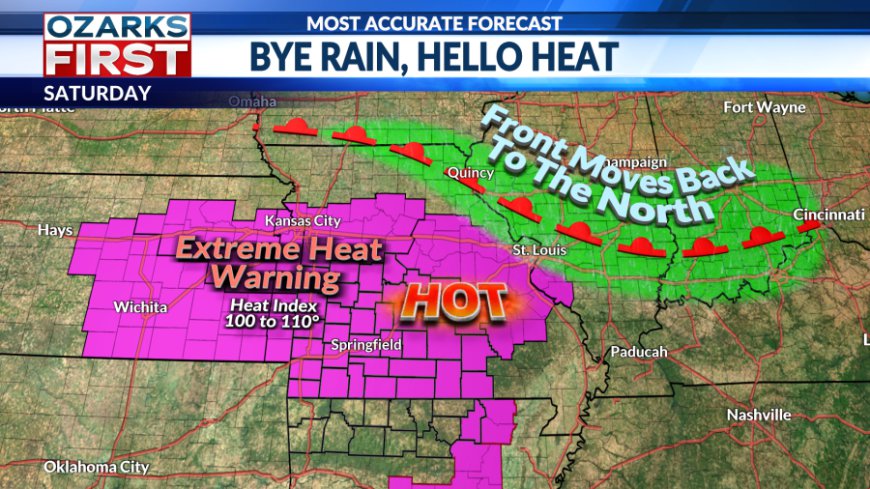 Friday, July 18 forecast: Next up, searing summer sunshine