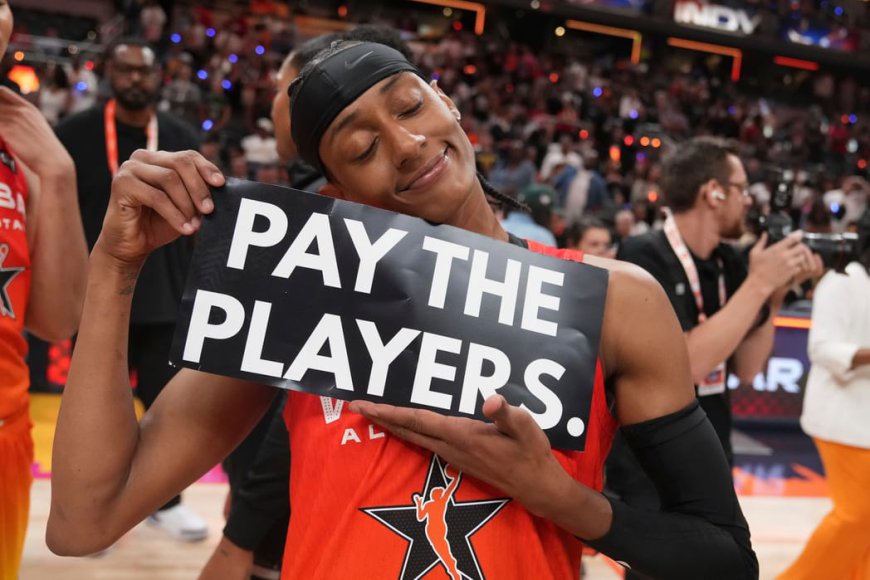 WNBA All-Stars make statement with warmup shirts over CBA