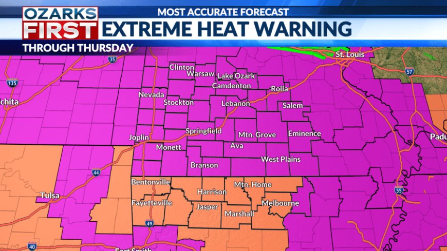 Monday, July 21 forecast: Multiple days of heat & humidity in our future