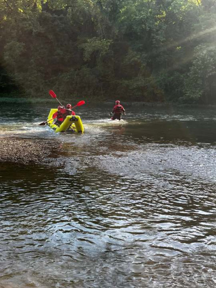 Nixa fire rescues injured person Sunday night near Shelvin Rock River