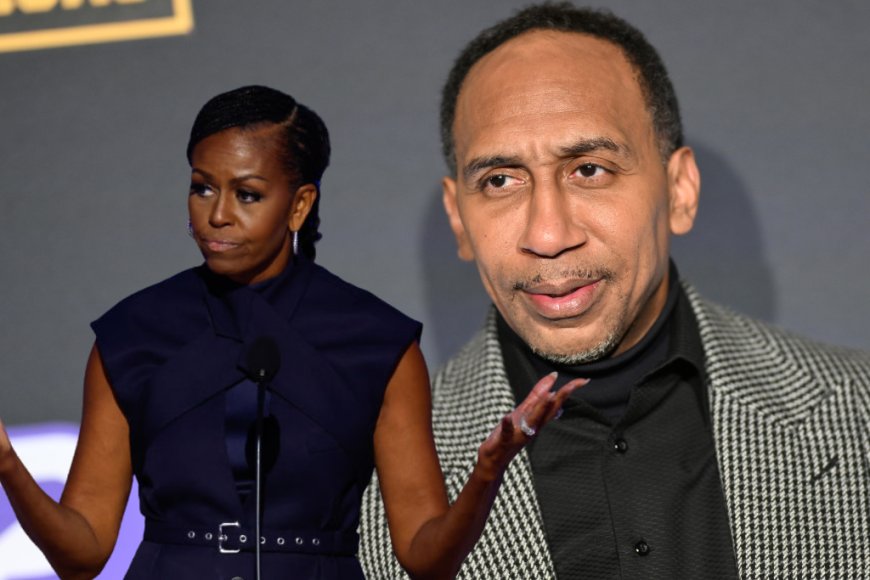 Stephen A. Smith says he’s ‘salty’ with Michelle Obama and criticizes her past Trump remarks