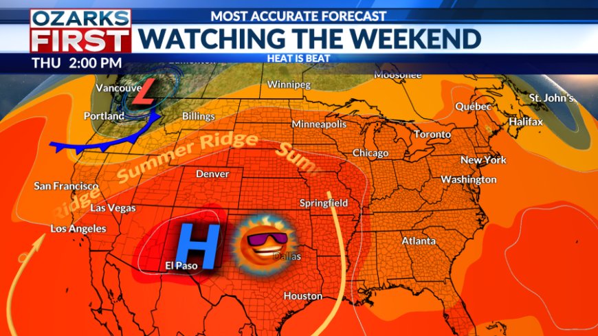 Temperatures steadily rise this week