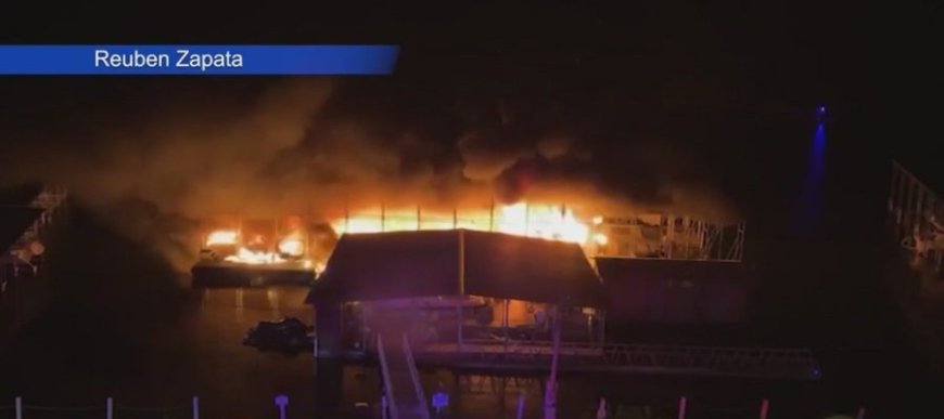 Little girl credited with saving lives in dock fire