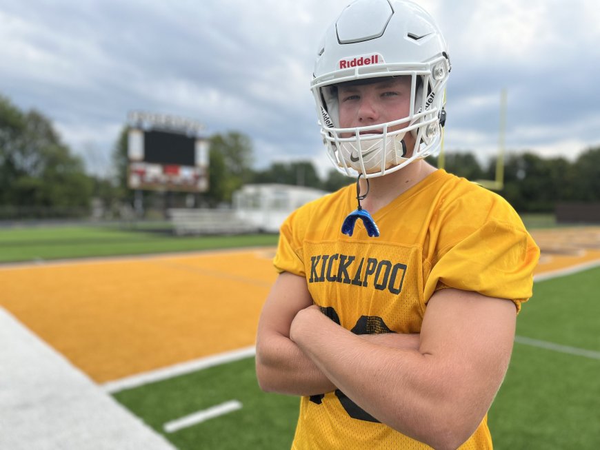 Kickoff 2025: Kickapoo tight end Brody Wilson looks to make the most of his final football season