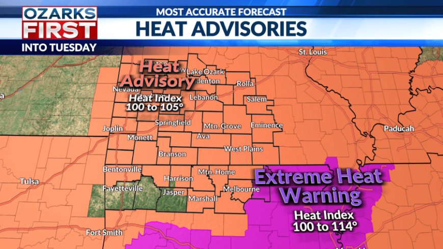 Heat eases after Tuesday, real relief arrives in a week
