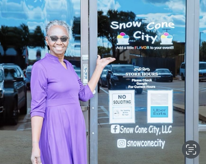 This 63-Year-Old Retired USPS Worker Brings Snow Cones To Mesquite, Texas
