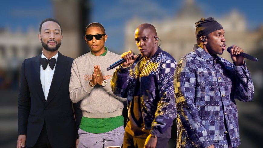 Clipse, John Legend, Pharrell, and more take over the Vatican with historic performance