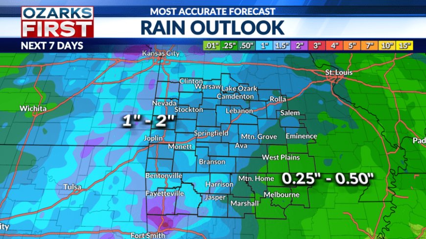 Finally seeing a promising rain pattern in the Ozarks