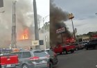 VIDEO: Fire crews battle large fire at Lebanon McDonald's