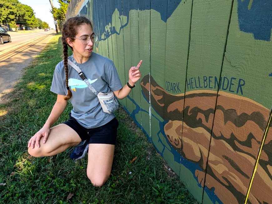 Answer Man: New Battlefield Road mural painted by an MSU science student