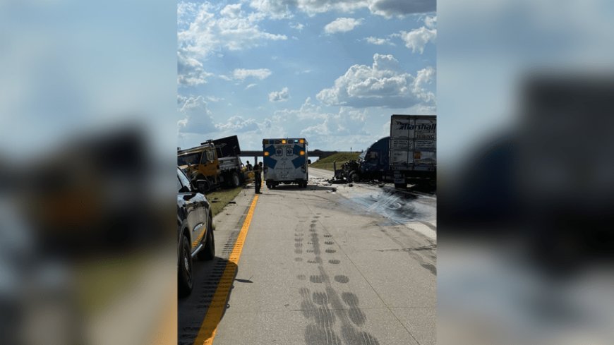 I-44 westbound closed near Doolittle after MoDOT truck crash