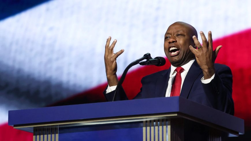 Tim Scott’s dramatic GOP convention speech draws mockery: ‘Not exactly low-keying it’