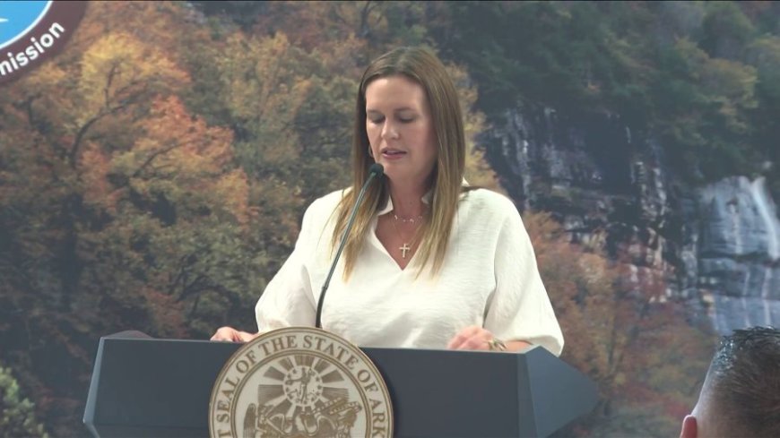 Gov. Sarah Huckabee Sanders declares north Arkansas counties as disaster areas