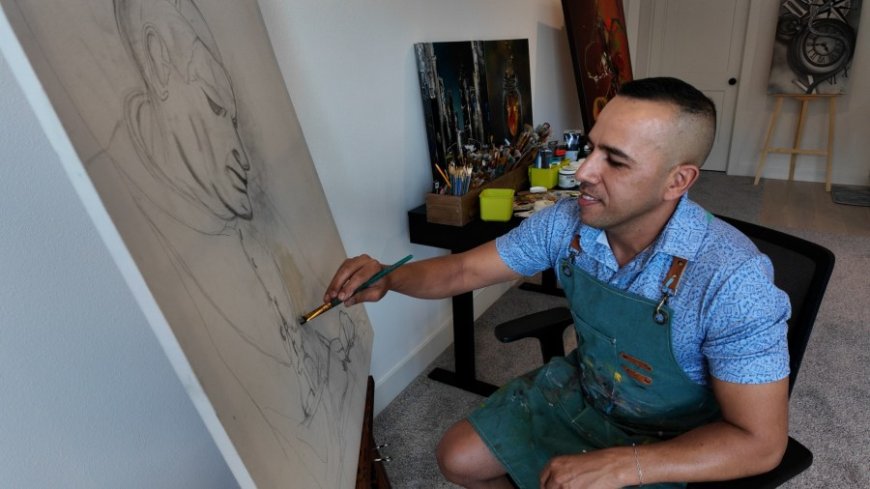 Springfield artist Jorge Ortiz's paintings blend Hispanic heritage with Ozarks living