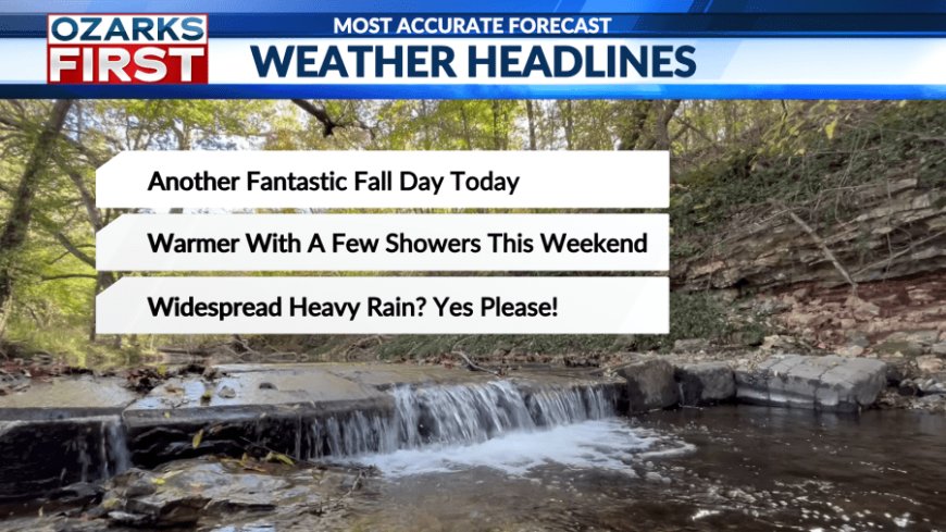 Feeling like fall today, then a somewhat gloomy weekend
