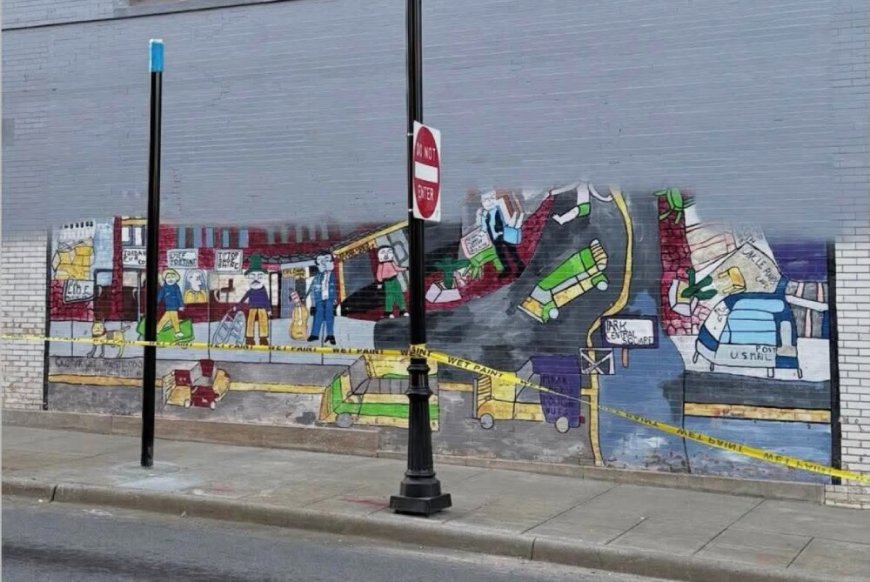 Artists, site selected to recreate Robert E. Smith mural