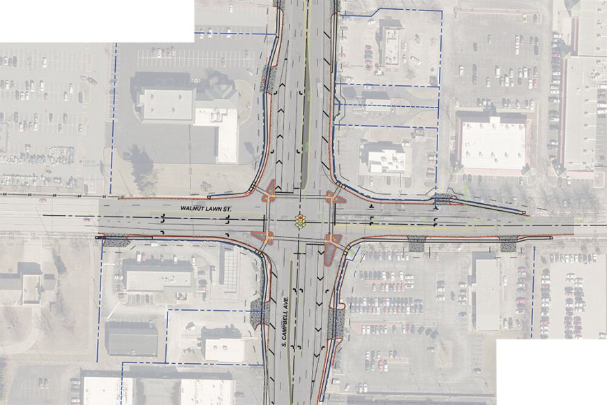 Campbell Avenue and Walnut Lawn Street intersection improvement