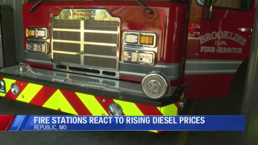 Local fire stations begin conserving fuel amid rising diesel prices