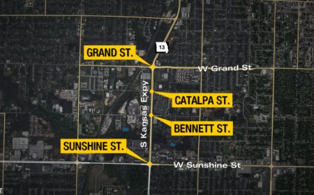 Kansas Expy will be widened to 6 lanes between Grand-Sunshine