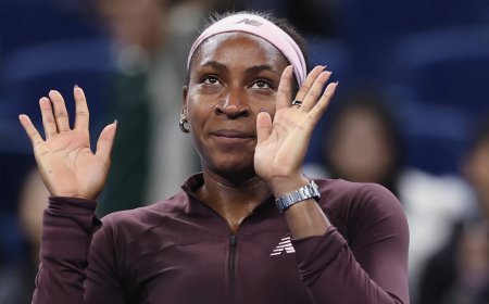 Coco Gauff says she received an ‘insane’ amount of racist messages after China Open win
