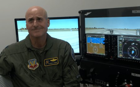 Former Republic cadet pilots Air Force flyover for high school's Salute to Veterans game