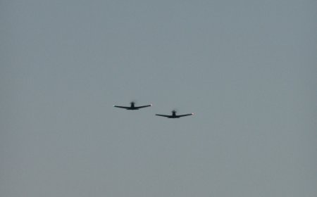Air Force Captain Noah Johnson comes home for Republic win over Webb City in rare military flyover