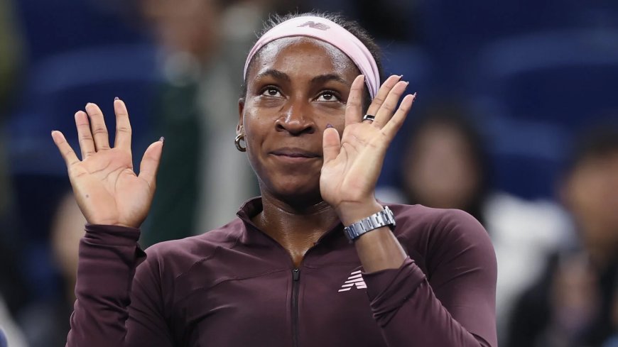Coco Gauff says she received an ‘insane’ amount of racist messages after China Open win